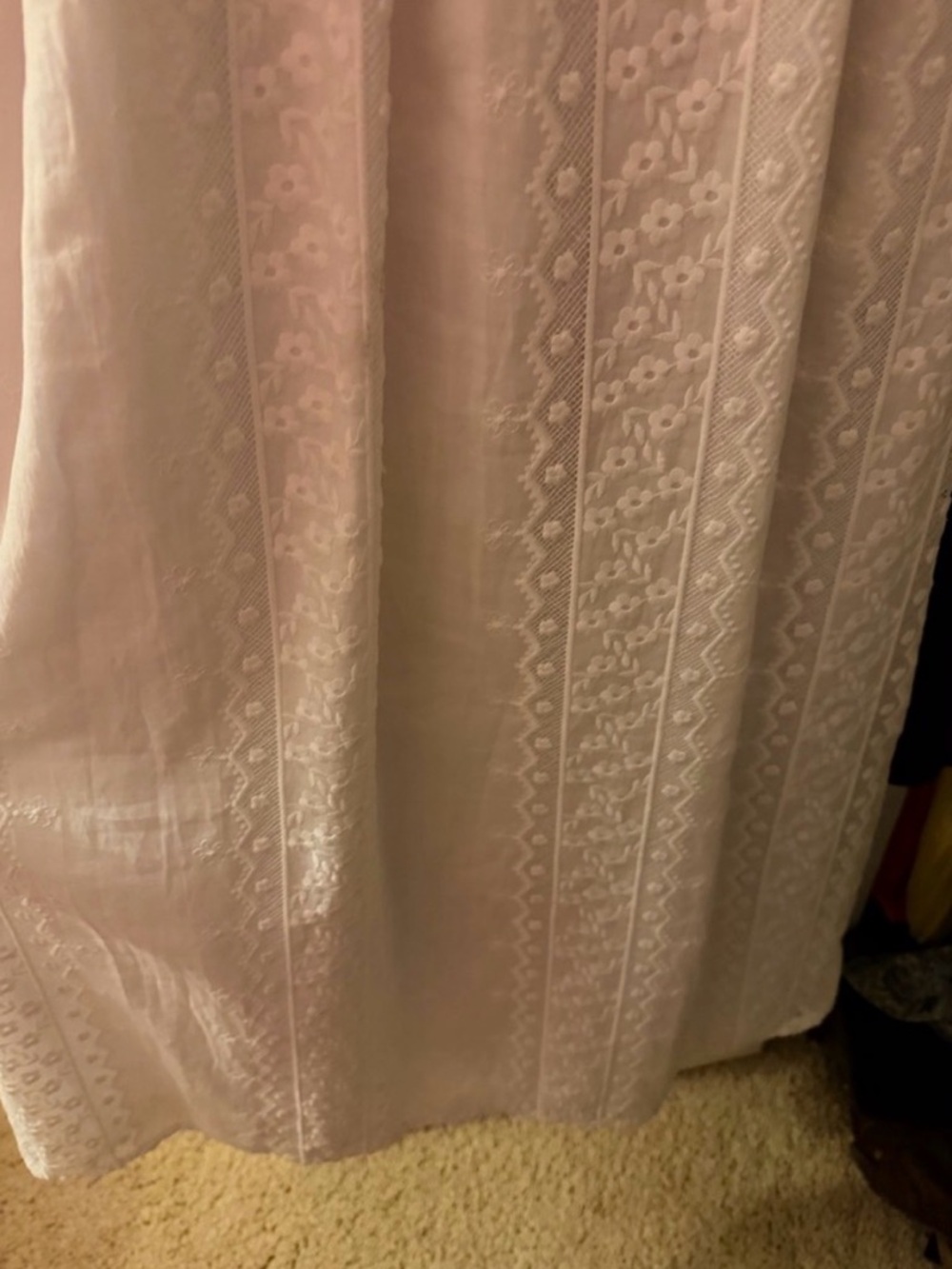 Hill House The Rosetta Nap Dress in White Broderie Voile - Picture 5 of 8